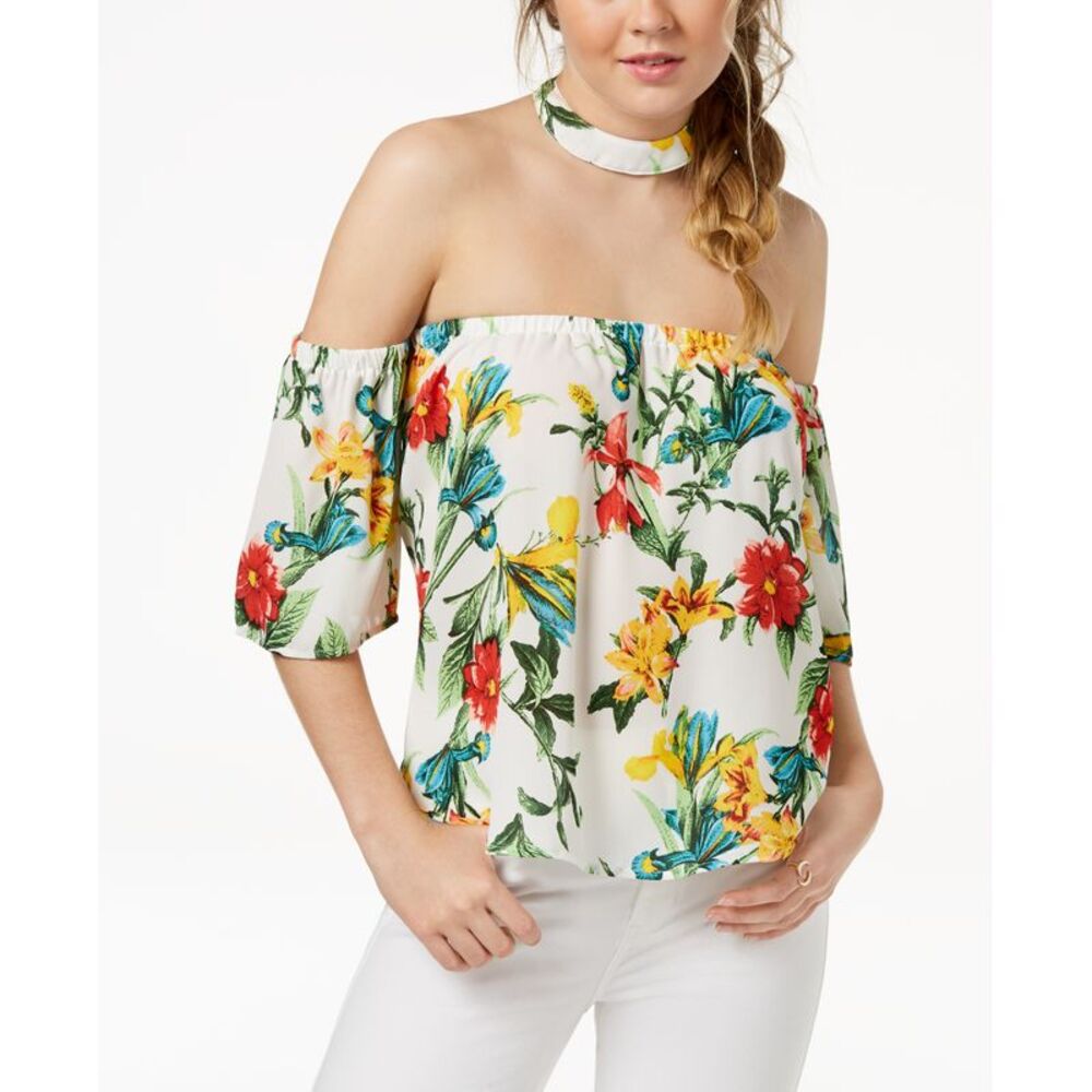 7 Sisters Juniors Off The Shoulder Choker Top